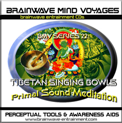 SERIES 22- TIBETAN SINGING BOWLS BRAINWAVE MEDITATION CD
